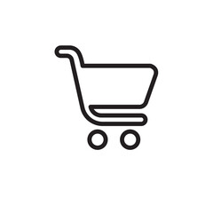 shopping cart icon design vector template