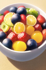 Anime Style Fruit Bowl