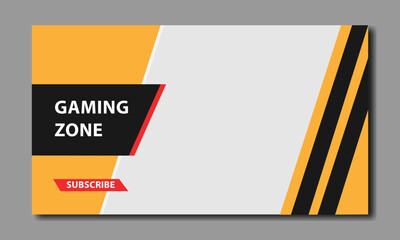 YouTube Gaming Thumbnail Template