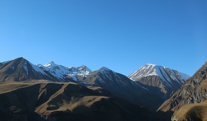 landscape with mountains and sky