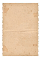 Texture old paper with traces of scuffs and stains