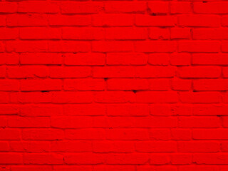 Fototapeta na wymiar Red brick wall texture background.