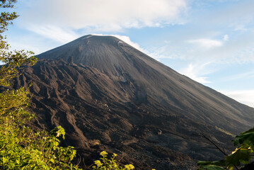 Summit of the Pacaya volcano in Guatemala