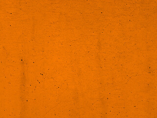 Blank orange cement plaster texture surface of wall background.