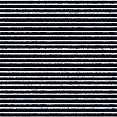 Obraz premium Brush freehand stripes seamless pattern. Thin rough edge ink line geometric print. Repeated horizontal strokes wallpaper