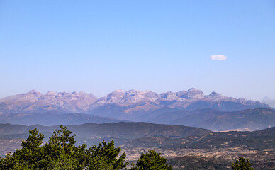 Vue panoramique Paysage Pirineo Aragonés
