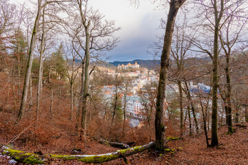 Ausflug durch die Kurstadt Karlsbad in Tschechien. An jeder Ecke sprudelt das heiße Heilwasser aus...