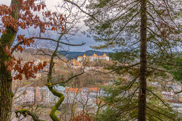 Ausflug durch die Kurstadt Karlsbad in Tschechien. An jeder Ecke sprudelt das heiße Heilwasser aus...