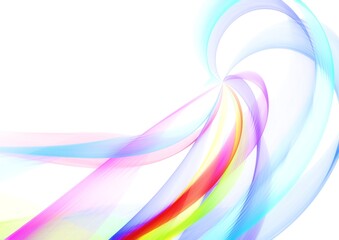 Naklejka premium abstract colorful wave background