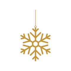 Christmas Decoration Icon Vector Template