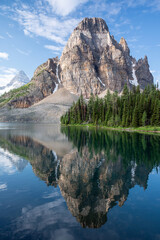 Mount Sunburst backed by Mount Assiniboine