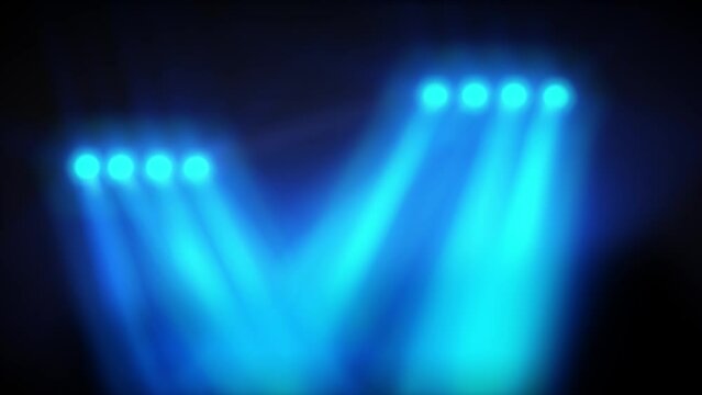 background with blurred spotlights from stage spotlights