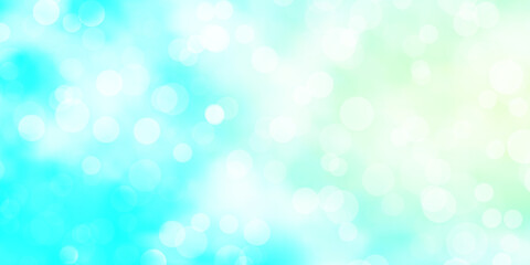 Light BLUE vector template with circles.