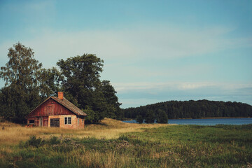 house in the mountains