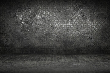 Wheathered rust and scratched steel texture background. 3d illustration