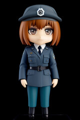 Female military personnel (winter uniform), Generative AI
