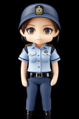 Female police officer (summer clothes), Generative AI