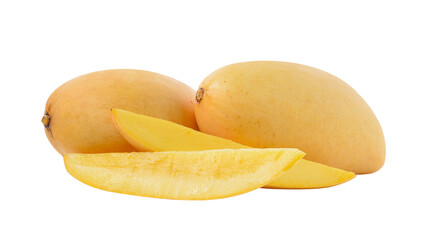 Ripe mango isolated on transparent png