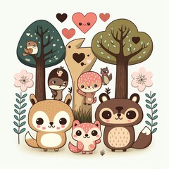 Woodland critters 