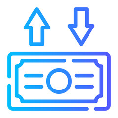 transfer gradient icon