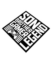 son brother gamer legend 