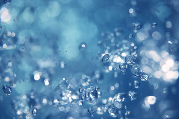 underwater background blue air bubbles abstract
