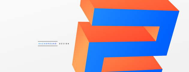 Abstract line background. Trendy techno business template for wallpaper, banner, background or landing