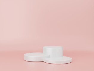 3d podium product stand background illustration