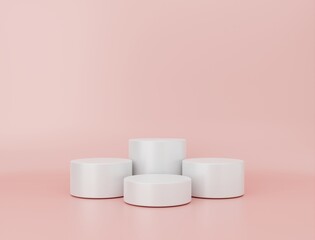 3d podium product stand background illustration