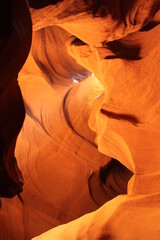 antelope canyon water passage way