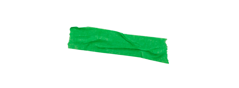 Adhesive tape realistic masking tape png isolated on transparent background png asset for graphic designers