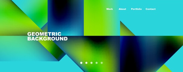 Dynamic lines, triangles, rectangles geometric abstract background. Vector Illustration For Wallpaper, Banner, Background, Card, Book Illustration, landing page