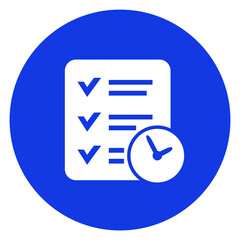 time management and planning icon