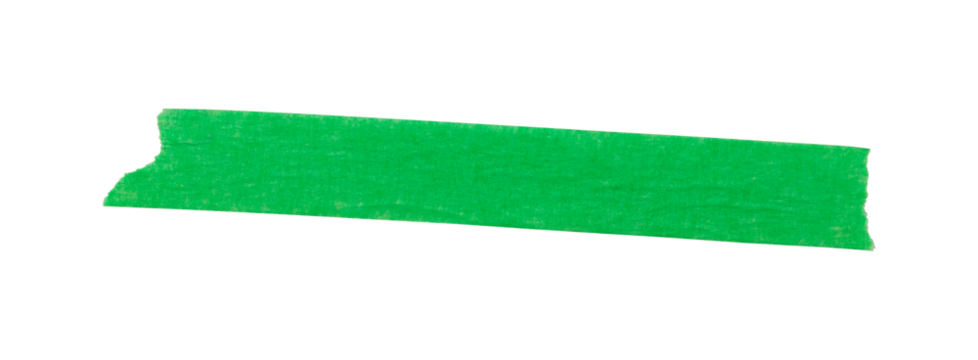 Adhesive tape realistic masking tape png isolated on transparent background png asset for graphic designers
