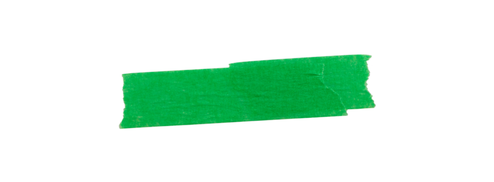Adhesive tape realistic masking tape png isolated on transparent background png asset for graphic designers