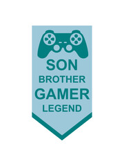 son brother gamer legend 