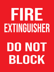 Sign of the fire extinguisher in vector - fire extinguisher sign 