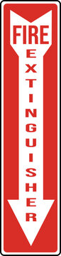 Sign of the fire extinguisher in vector - fire extinguisher sign 