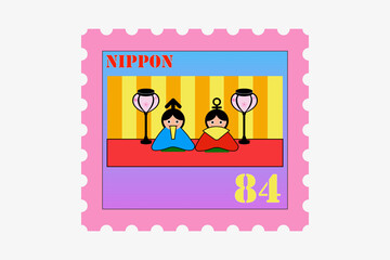 ひな祭りの切手