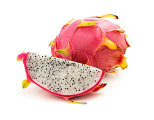 dragon fruit isolated on a white background