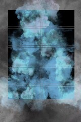 Stylish abstract illustration with moon framed.Creative planets and swirls.Bright and juicy illustration,template,wallpaper.Beautiful planets and space.Trending illustration 