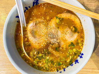 Close-up Japanese soup ramen