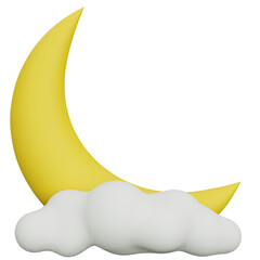 moon and cloud in cloudy night weather