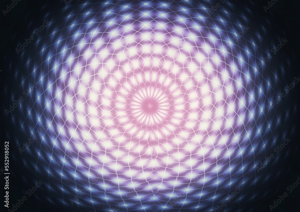 Poster abstract background of radially exploding blue rays