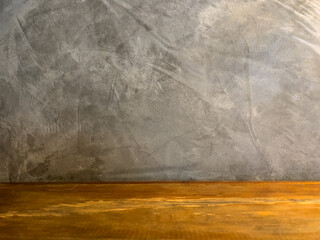 Dark concrete environment with top illumination