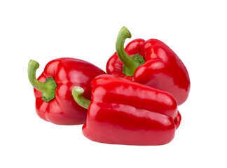 red pepper isolated on transparent png
