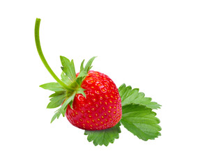 strawberries close up on transparent png