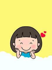 행복한어린이의모습