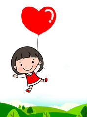 행복한어린이의모습