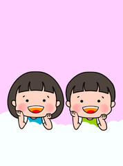 행복한어린이의모습
